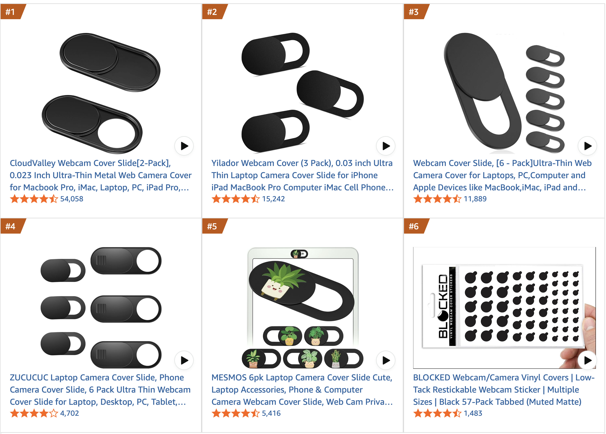 Amazon best sellers in camera privacy covers